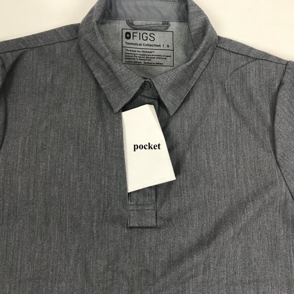 Figs Graphite Scrub Set Technical Collection Nala Top Livingston Bottom - Picture 3 of 12